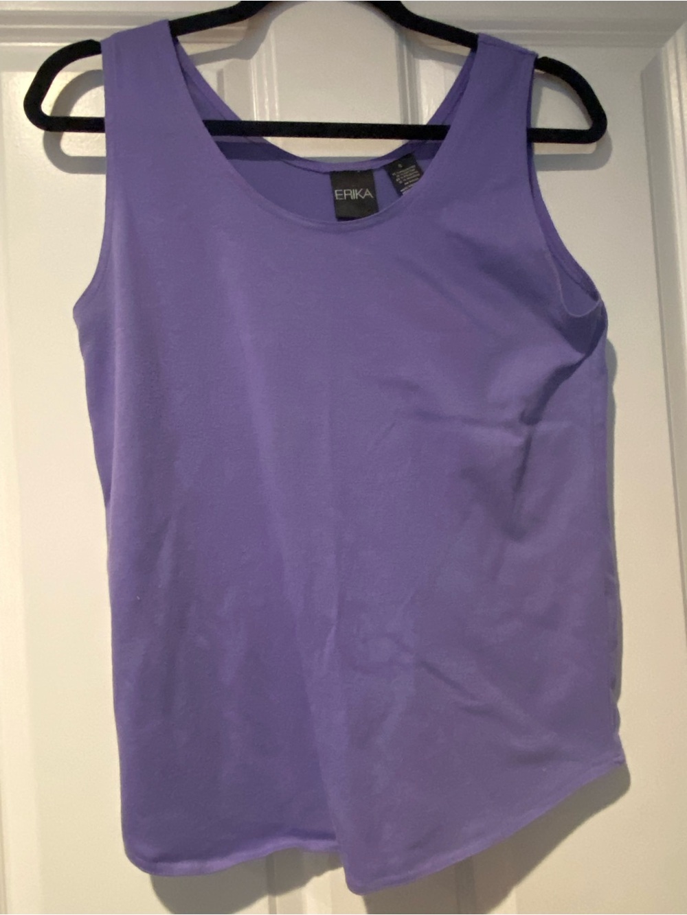 Erika Lavender Scoop Neck Tank Top